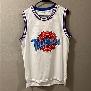Jordan Tune Squad White and Blue Women's Jersey